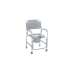 Aluminum Shower Chair and Commode with Casters