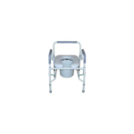 Deluxe Steel Drop-Arm Commode with Padded Seat - Image 3