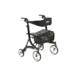 Nitro Aluminum Rollator, Hemi Height, 10" Casters
