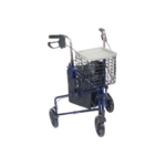 Deluxe, Trigger Release Folding Walker with 3" Wheels