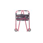 DELUXE FOLDING TRAVEL WALKER WITH 5" WHEELS - Image 3