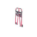 DELUXE FOLDING TRAVEL WALKER WITH 5" WHEELS - Image 4
