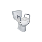 2-in-1 Locking Raised Toilet Seat with Tool-free Removable Arms