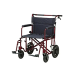 22" Bariatric Aluminum Transport Chair