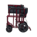 22" Bariatric Aluminum Transport Chair - Image 3