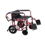22" Bariatric Aluminum Transport Chair - Image 4