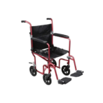 Deluxe Fly-Weight Aluminum Transport Chair