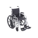 Poly Fly Light Weight Transport Chair Wheelchair with Swing away Footrest