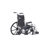 Poly Fly Light Weight Transport Chair Wheelchair with Swing away Footrest - Image 4