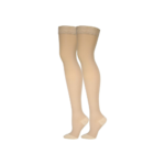 8867 / THIGH HIGH - SILICONE LACE TOP, CLOSED TOE / 20-30 MMHG