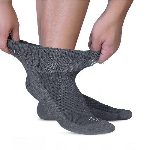 1918 / DIABETIC CREW LENGTH SOCKS, LOOSE FIT ToP 1918 / DIABETIC CREW LENGTH SOCKS, LOOSE FIT ToP - Image 1