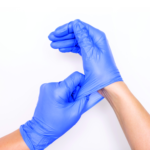 757 / DONNING GLOVES