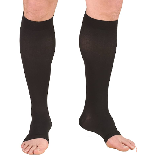 0845 / KNEE HIGH-SOFT TOP, OPEN TOE / 30-40 MMHG 0845 / KNEE HIGH-SOFT TOP, OPEN TOE / 30-40 MMHG - Image 1