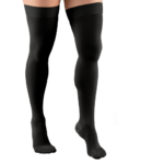 8848 / THIGH HIGH SILICONE DOT TOP, CLOSED TOE / 30-40 MMHG