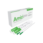 Amici Plus Male Intermittent Catheter with Smooth Low-Profile Eyelets - 14 French, Box of 100 [5914]