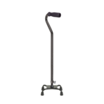 Small Base Quad Canes with Foam Rubber Grip