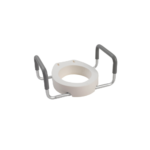 Premium Raised Toilet Seat with Removable Arms